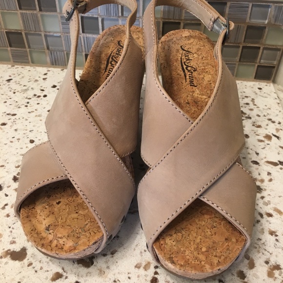 NWOT Lucky Brand Cork sandals - Picture 2 of 7